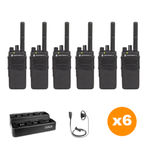 Motorola DP2400e Digital Radio x6 Bundle