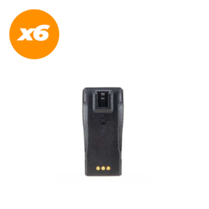 6x Motorola Li-Ion 1600mAH CE Batteries for Motorola DP1400 - PMNN4253AR