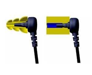 3M Peltor MT3N-FL6Y Racing Communication Plugs Open Face Helmet Kit