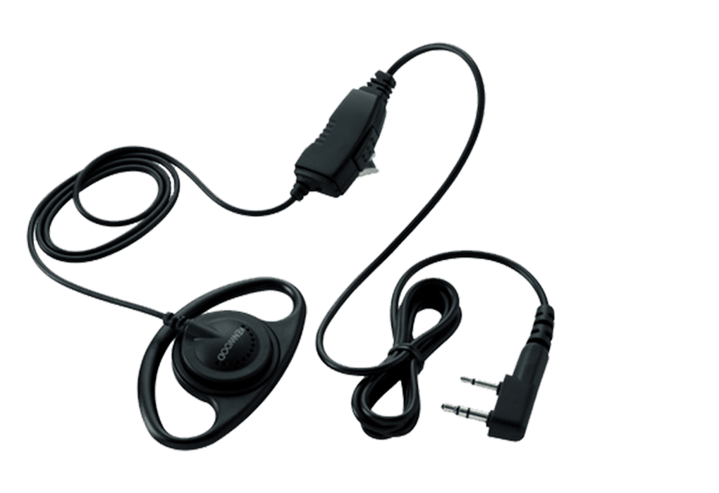 Kenwood Clip Microphone With D Earpiece & PTT EMC-7