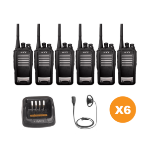 Hytera TC620 Two Way Radio x6 Bundle