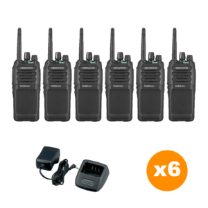 Kenwood TK-3701D Licence-Free Radio x6 Bundle