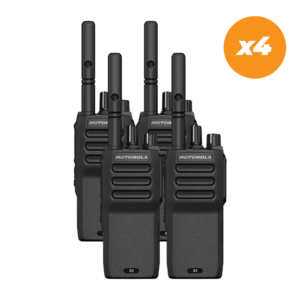 Motorola R2 Four Pack Two Way Radios (Front)
