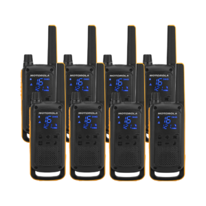 Motorola T82 Extreme Eight Pack Walkie Talkies (Front)