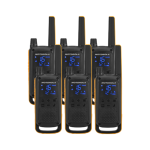 Motorola T82 Extreme Six Pack Walkie Talkies (Front)