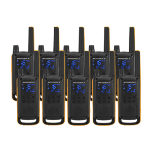 Motorola T82 Extreme Ten Pack Walkie Talkies (Front)